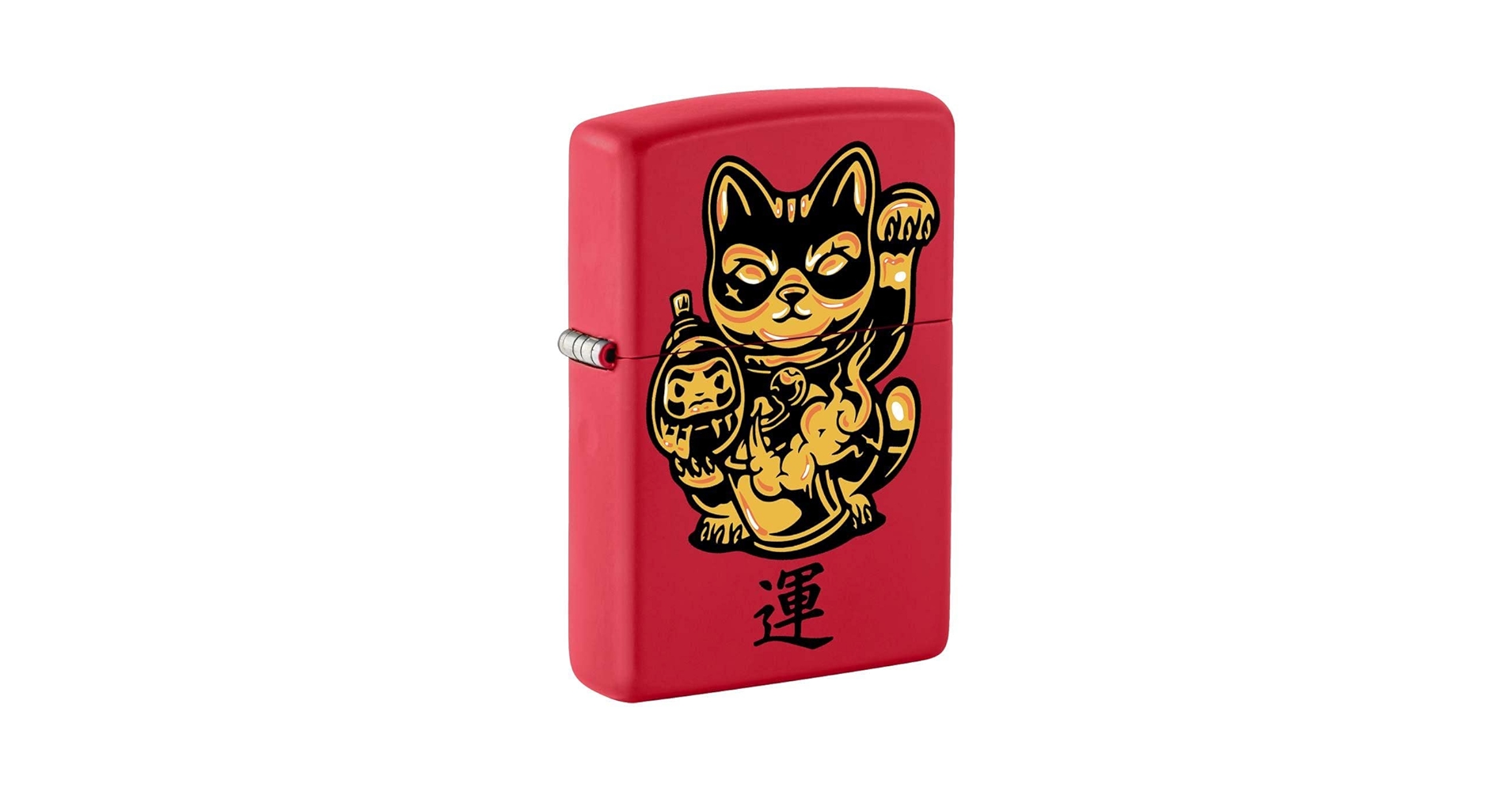☆lucky☆ Lucky Cat Design White Matte Windproof Lighter – Zippo USA